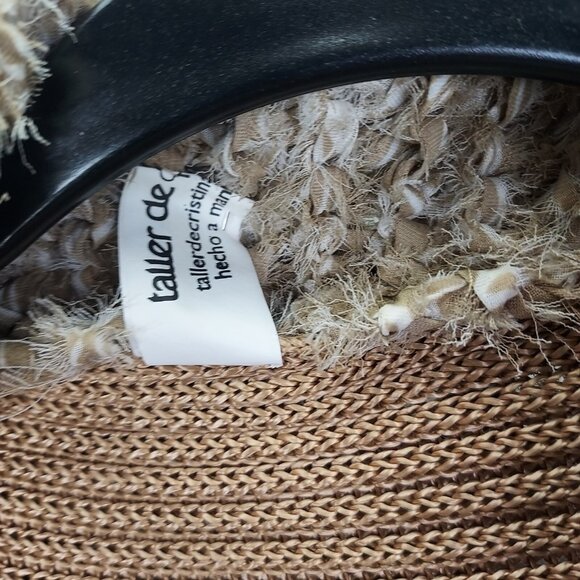 Taller De Christina Shrug Women's S/M Open Cardigan Recycled Crochet Art To Wear - Picture 9 of 12